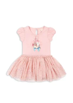 Ada fairy ballerina kjole - fairy etoile holographic pink