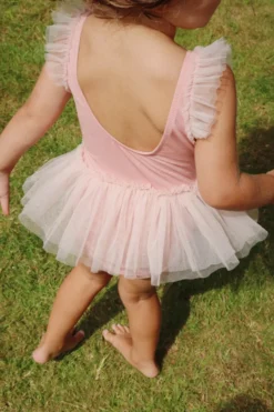 amandine badedragt - powder pink