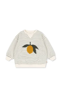 AMIO SWEATSHIRT - cilantro stripe