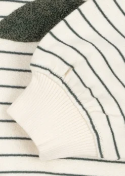 AMIO SWEATSHIRT - cilantro stripe