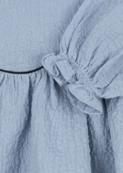 Ava bluse - blue fog