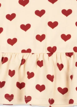 BASIC FLÆSE T SHIRT - amour rouge