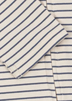 Basic Heldragt med Lynlås - stripe como
