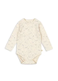 Basic Langærmet Body - cielo marino