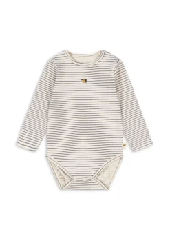 Basic Langærmet Body - stripe como