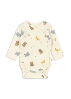 BASIC LONG SLEEVE NEWBORN BODY - cucciolo