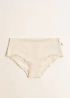 BASIC 2 PACK GIRL UNDERPANTS GOTS - cherry/pearled ivory