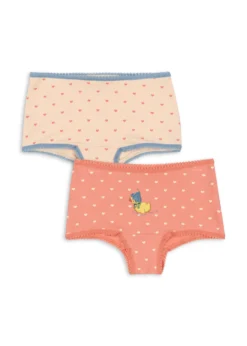 BASIC 2 PAK PIGE HIPSTER - coeur lantana/teddy coeur
