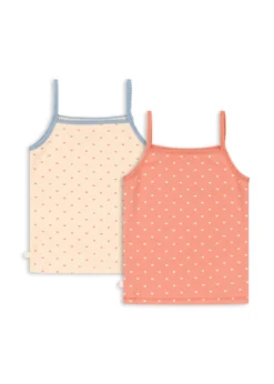 BASIC 2 PAK STROPBLUSE - coeur lantana/teddy coeur