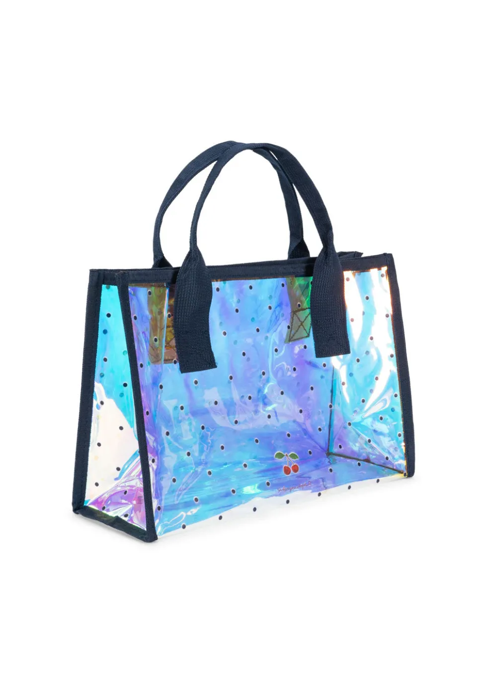 BEACH TASKE - navy dot