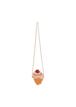 BEADED ICE CREAM SHOULDER BAG - multi