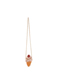 BEADED ICE CREAM SHOULDER BAG - multi