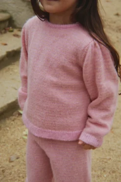 BERLE PUFF SWEATER - purple/pink dolphin