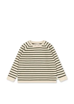 BUMA KNIT SWEATER - stripe verti