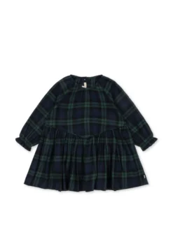 CHECKY DRESS - green check