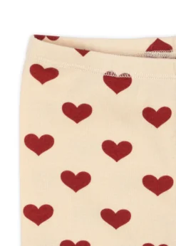 Classic korte leggings - amour rouge