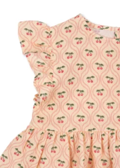 coco bluse - cherry pink motif