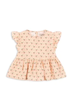 coco bluse - cherry pink motif