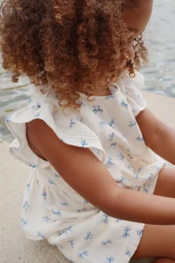 coco shorts - bow bleu