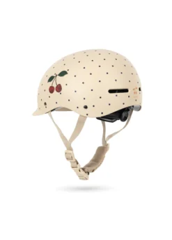 Cykelhjelm - navy dot