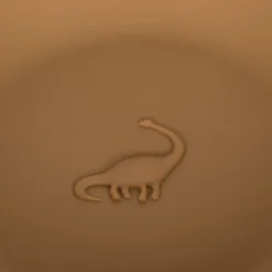 dino kop og tallerken - almond