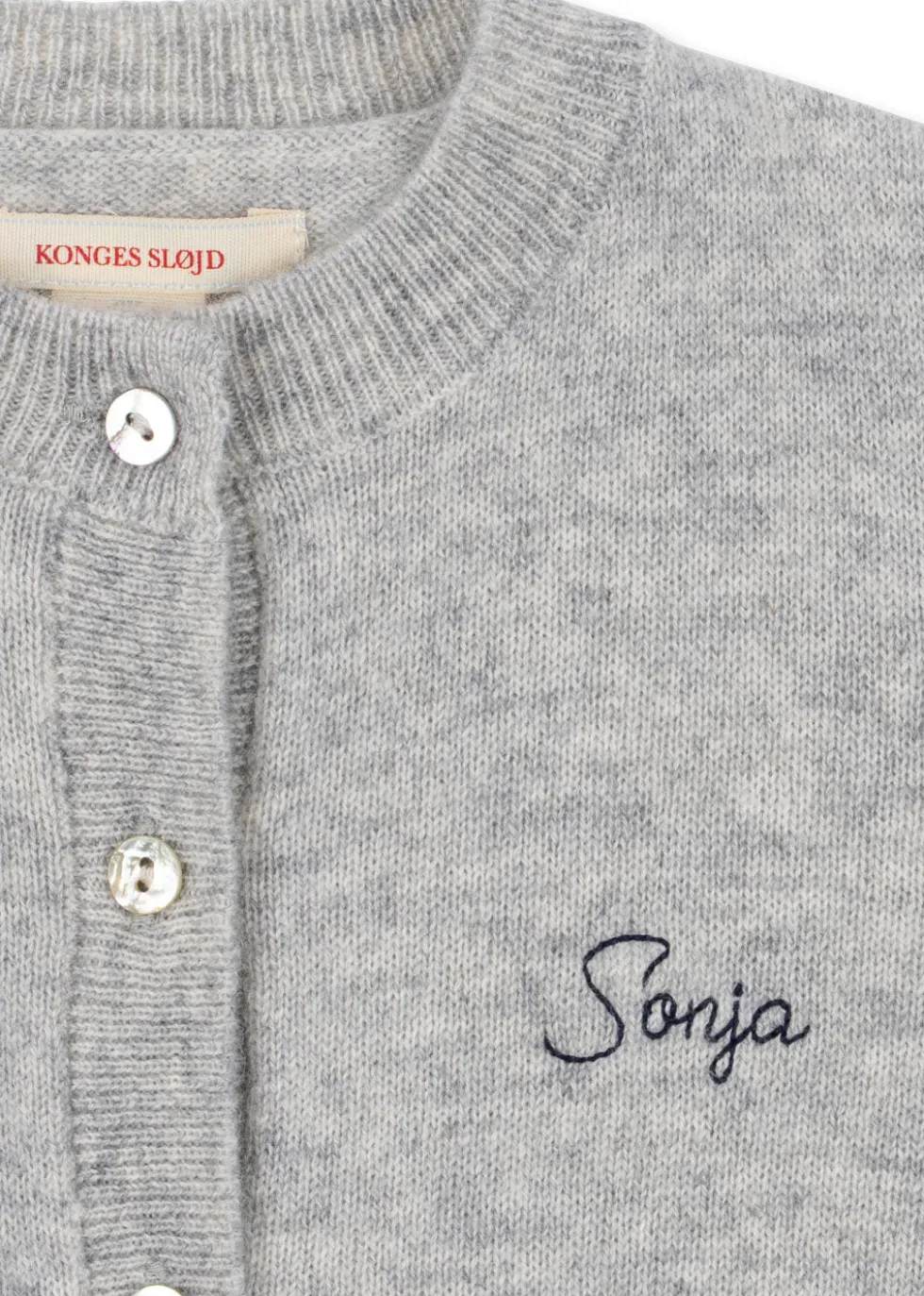 dio cashmere sæt - light grey melange