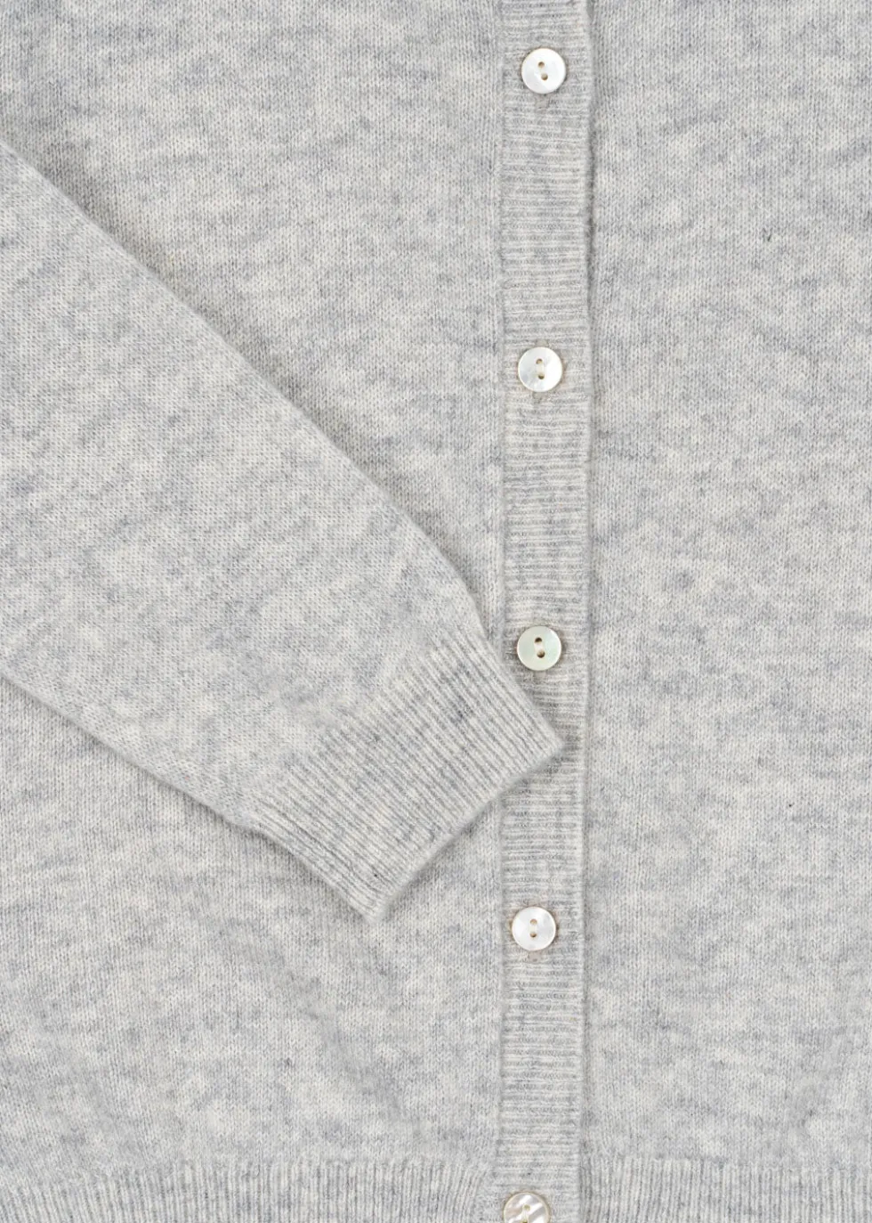 dio cashmere sæt - light grey melange