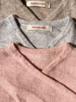dio cashmere sæt - light grey melange