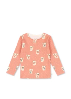 Ella Langærmet T shirt - ciao miao rose