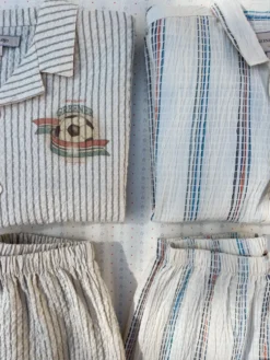 Elliot kortærmet skjorte - stripe bluie