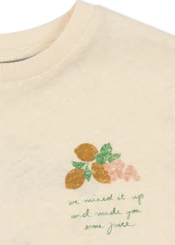Era T Shirt - buttercream/juicy