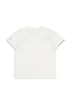 era t shirt - off white/bow collar