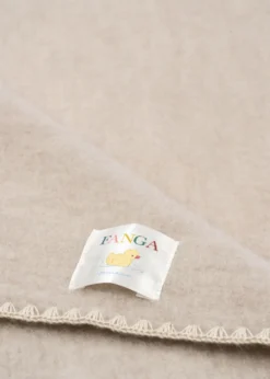 Erba babytæppe - oatmeal melange