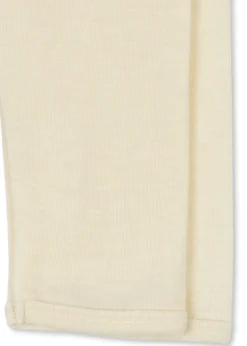 Erba uld leggings - beige melange