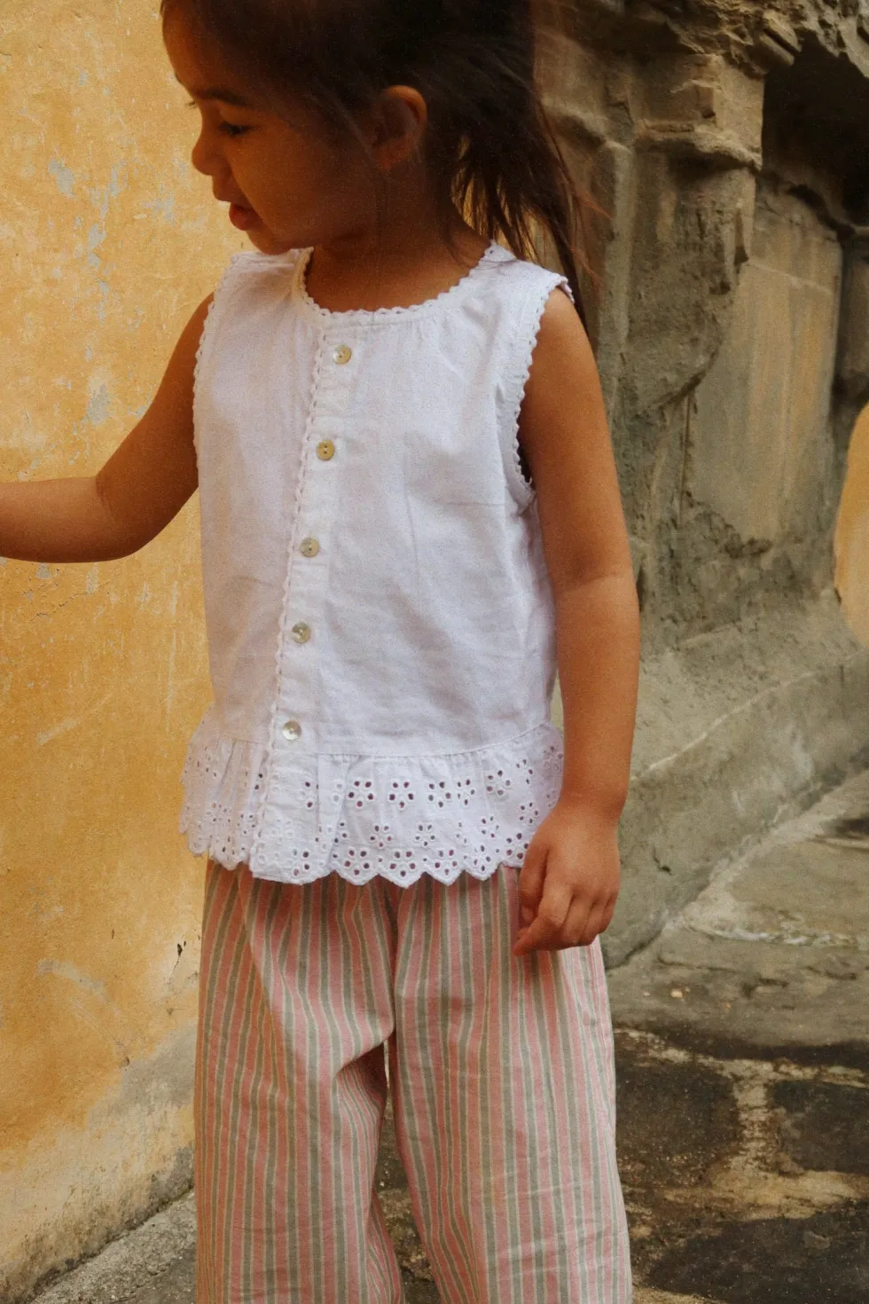 Evelina Bluse - bright white