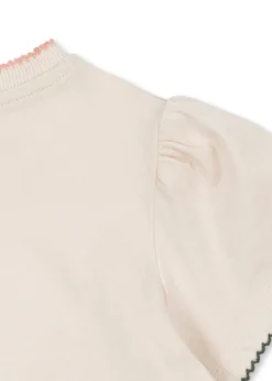 Famo Puff T Shirt - buttercream