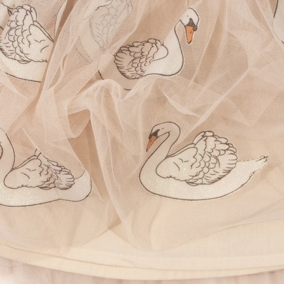 Fayette nederdel - swan glitter