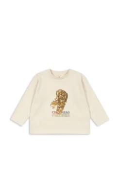 FILI LANGÆRMET T SHIRT - almond milk