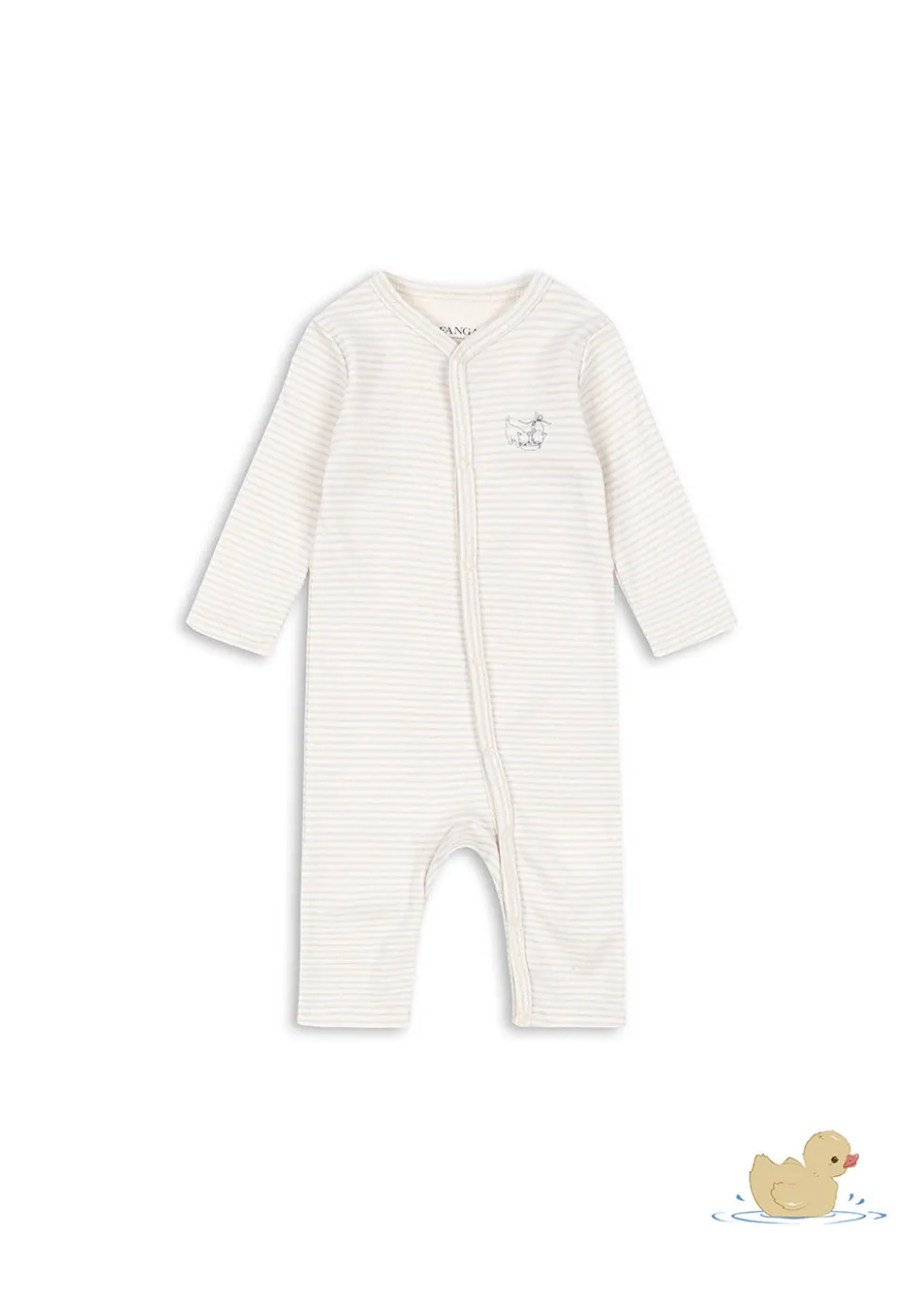 Fio heldragt - tea stripe gray dawn