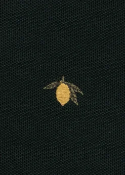 FLORIAN LONG SLEEVE POLO - scarab