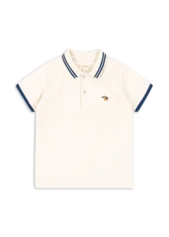 FLORIAN POLO SHIRT GOTS - antique white
