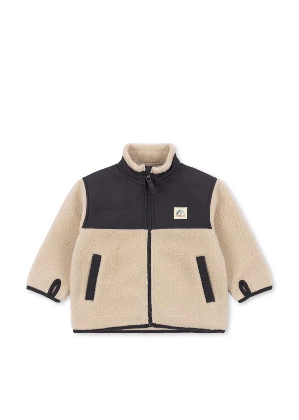 FLYNN FLEECEJAKKE - oxford tan