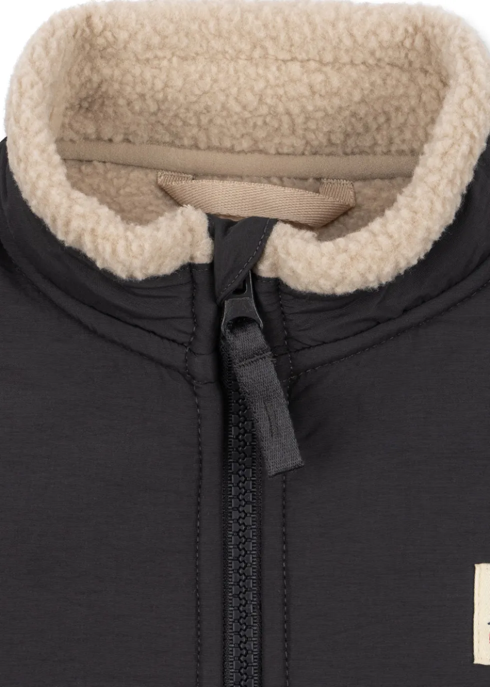 FLYNN FLEECEJAKKE - oxford tan