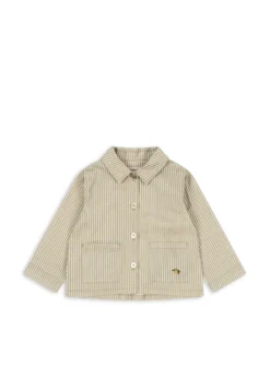 frankie overshirt - tea stripe