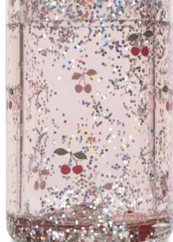 GLITTER BOTTLE - cherry