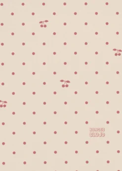 Gulvmåtte - cherry dot