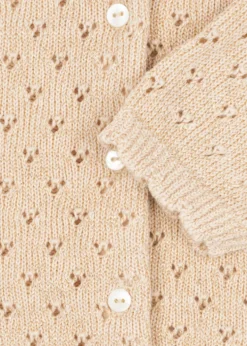 Holiday Cardigan - buttercream