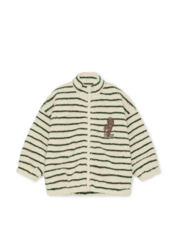 JODY TEDDYJAKKE - erba stripe