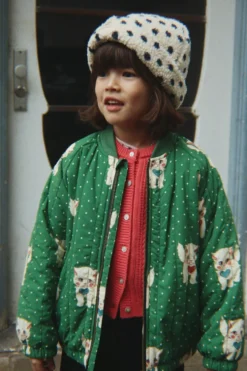 JUNO BOMBERJAKKE - dot miao verde
