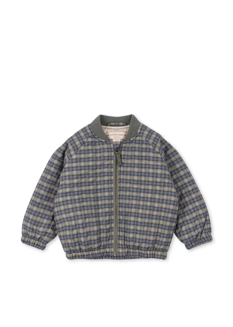juno Bomberjakke - laurel blue check